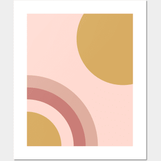 Geometry Blush Abstract Posters and Art